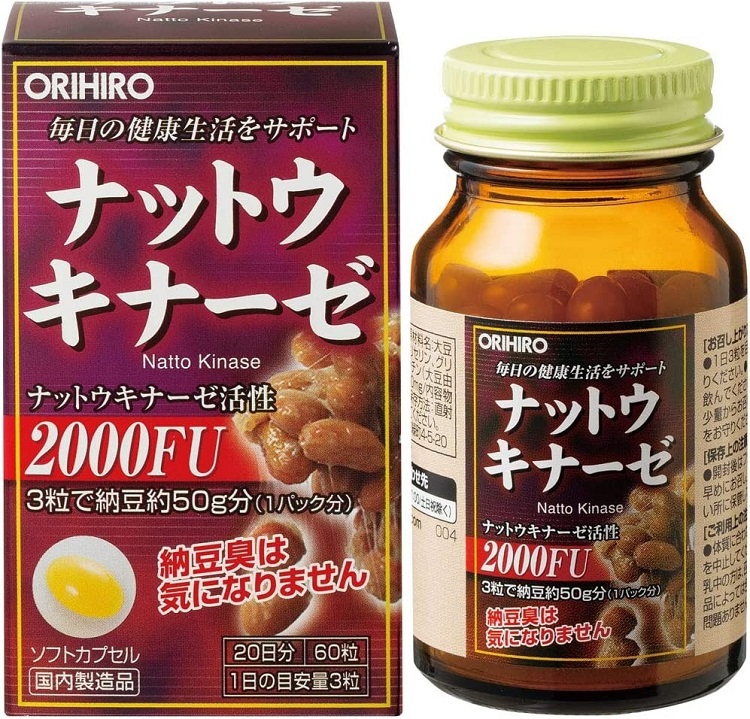  Nattokinase 2000FU Orihiro viên uống mang đến nhiều lợi ích cho sức khỏe