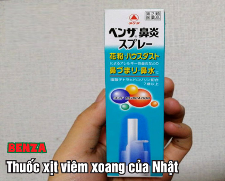 Benza - Thuốc xịt khô mũi của Nhật