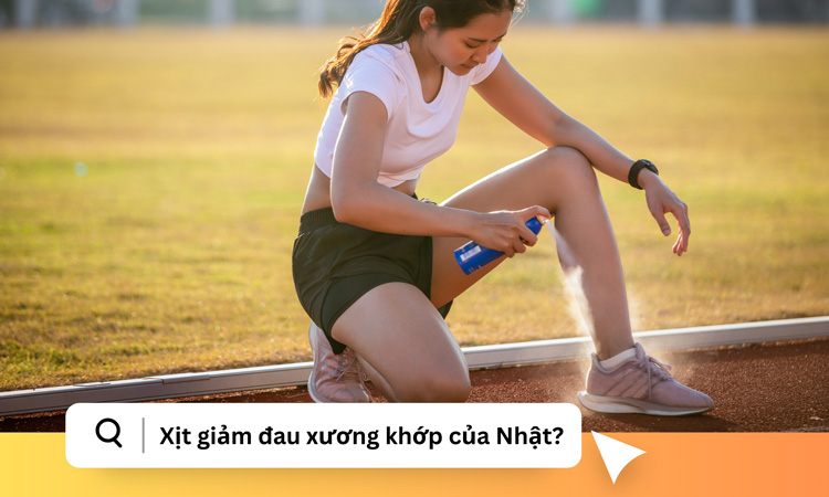 xịt giảm đau xương khớp của nhật