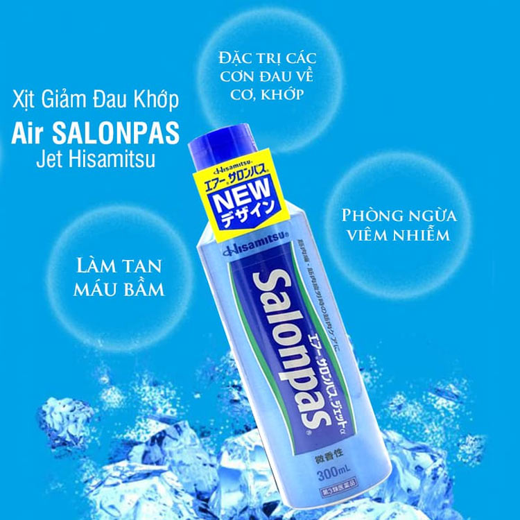 xịt giảm đau salonpas