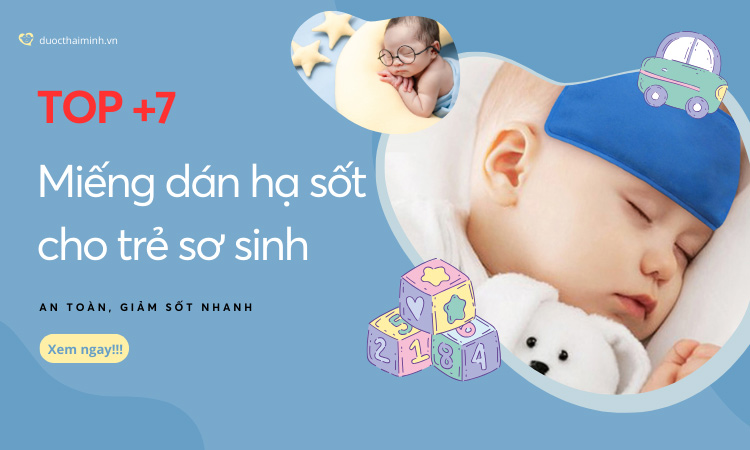 miếng dán hạ sốt cho trẻ sơ sinh